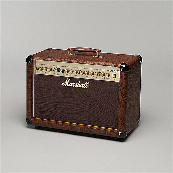 Genuine Marshall Amp AS50D/AS100D Leather handles, Strap handle, Coffee color,Gold-plating.
