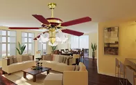 Ceiling Fan, Magnificent,Noble, with Lighting.