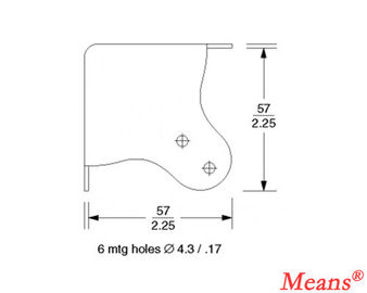 Corner, for flight case