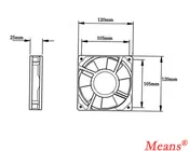 Cooling Fan of computer/amplifier, MS-F001