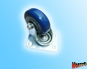 3.5" Swivel caster, with Blue /Burgundy /Grey polyurethane wheel. for wooden case.