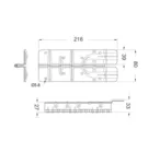 MS-P21680Z Small Pallet Collar Assembly with Removable Pin, Zinc plating