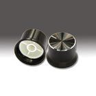 Amplifier Aluminum Knobs with Plastic core,Gold/Chrome/Black Finish. Rohs