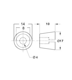 Small Rubber feet For Guitar amplifiers