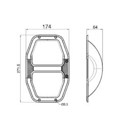 Bar Handle of Speaker, MS-H1017