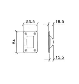 Castor plate Mate with MS-W5296/MS-W5295. plastic dish. for guitar Amp.