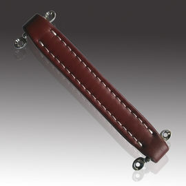 Leather handles for guitar speaker, RED COLOR