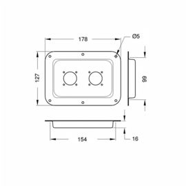 Large dish for speakon connectors