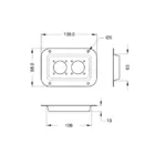 Medium dish for speakon connectors