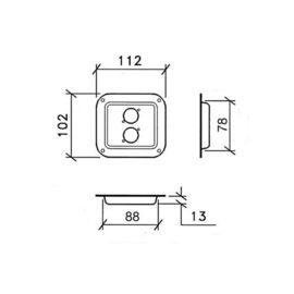 Small dish for speakon connectors