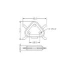 Embedded parts, for Rotational molding case. Staninless steel. Rohs