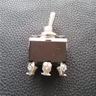 6 Pin DPDT 250V 15A ON-OFF-ON Black,Central OFF,Heavy Duty Toggle Switch.C523B,Rohs