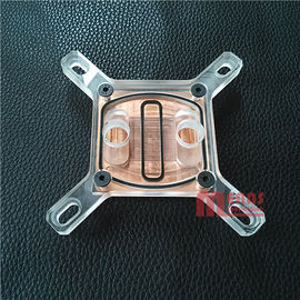 Intel CPU Water block,Radiator,MS-046-AC,Acrylic/Red copper.Rohs