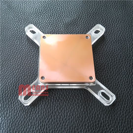 Intel CPU Water block,Radiator,MS-046-AC,Acrylic/Red copper.Rohs