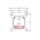 The high quality CPU Water block,Radiator,MS-055-AC,Acrylic/Carbon steel/Red copper.Rohs