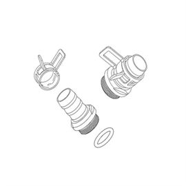 G1/4” Barb Fitting,Easily Connect Components and Avoiding Coolant Leakage.