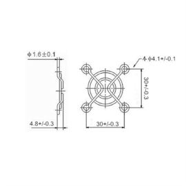 Mini Fan Guard, Chrome plating.