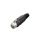 XLR Connector,3 Pins with Nickel Contacts.Rohs. MS-A030N-3P