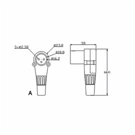 XLR Connector,3 Pins with Nickel Contacts.Rohs. MS-A037N-3P