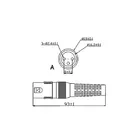 XLR Connector,3 Pins with Nickel Contacts.Rohs. MS-A053N-3P