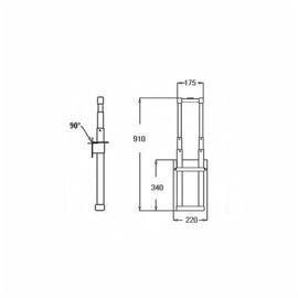 4 Stage Internal Mount Telescopic Handle. MS-H4116K