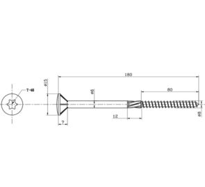 Torx Screw,Tapping,Color-Zinc plating, Rohs