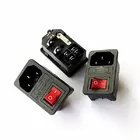 10A 250V AC Socket with Rocker switch