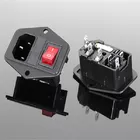 10A 250V AC Socket with Rocker switch