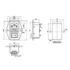 10A 250V AC Socket with Rocker switch