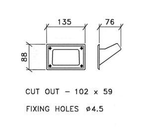 Pocket Handle, for speaker,Rohs