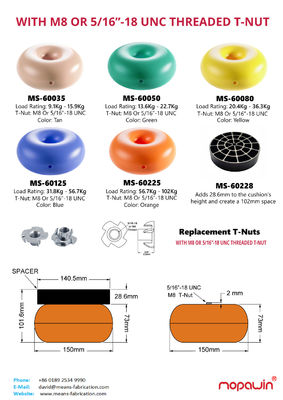 MOPAWIN AIR DAMPENED PALLET CUSHIONS,SHOCK ABSORBER, ORANGE,SKID-MATD FOR PACKING IN WOODEN CASES,ONE-STOP SALES