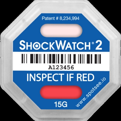 ShockWatch 2 Label,impact indicators label,7 colors