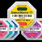 ShockWatch 2 Label,impact indicators label,7 colors