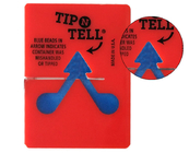 TIP N TELL,"human-type" anti-tilt label,Upright label