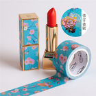 Beautiful lipstick box packaging special tape,Printed washi tape, Viscosity strength,non-fading.