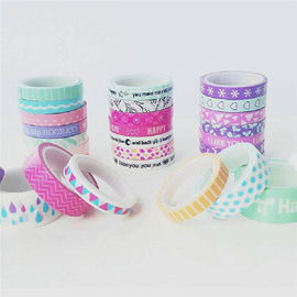 Washi paper tape,Special tape for professional gift box packaging.Viscosity strength,non-fading,Waterproof.