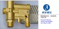 Water circuit module of plate changing wall hanging furnac,Plate change wall-mounted boiler,Brass material,Rohs