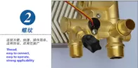 Water circuit module of plate changing wall hanging furnac,Plate change wall-mounted boiler,Brass material,Rohs