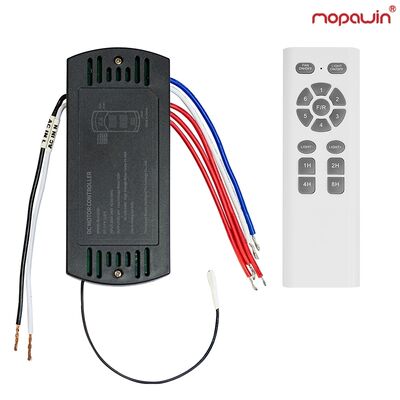 MOPAWIN Remote Control of Invisible Fan light,6-Speed Variable frequency drive,Three colors of light are available,Universal