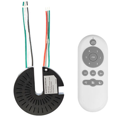 MOPAWIN Remote Control of Invisible Fan light,6-Speed Variable frequency drive,Three colors of light are available,Universal