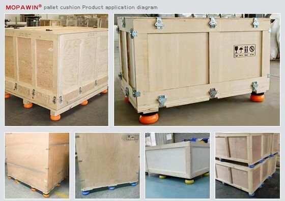 AIR DAMPENED PALLET CUSHIONS -GREEN COLOR,ROHS,SHOCK ABSORBER, SKID-MATD,FOR PACKING IN WOODEN CASES