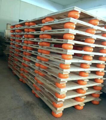 MOPAWIN AIR DAMPENED PALLET CUSHIONS,SHOCK ABSORBER, ORANGE,SKID-MATD FOR PACKING IN WOODEN CASES,ONE-STOP SALES