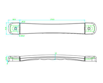 Genuine Fender Amp's Strap handle, Rubber handle.ROHS