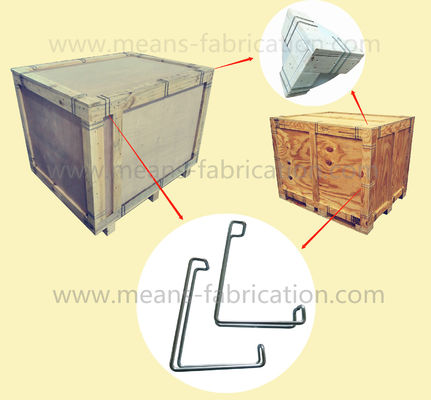 Klimp, Spring-lock, Crating of Wooden case, Zinc plating,Large size MS-1657