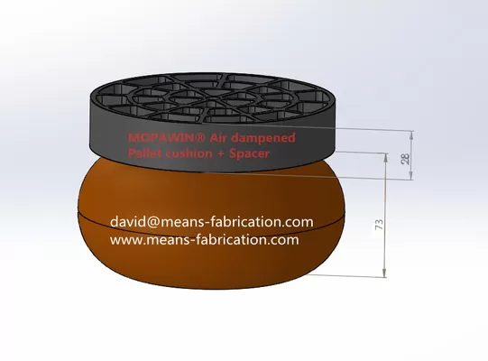 SPACER MATE WITH PALLET CUSHION,ROHS,SKID-MATD,FOR PACKING IN WOODEN CASES