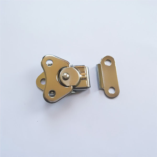 Small Surface Mount Twist Latch, with Exposed mounting hole.with keeper plate.Un-Sprung