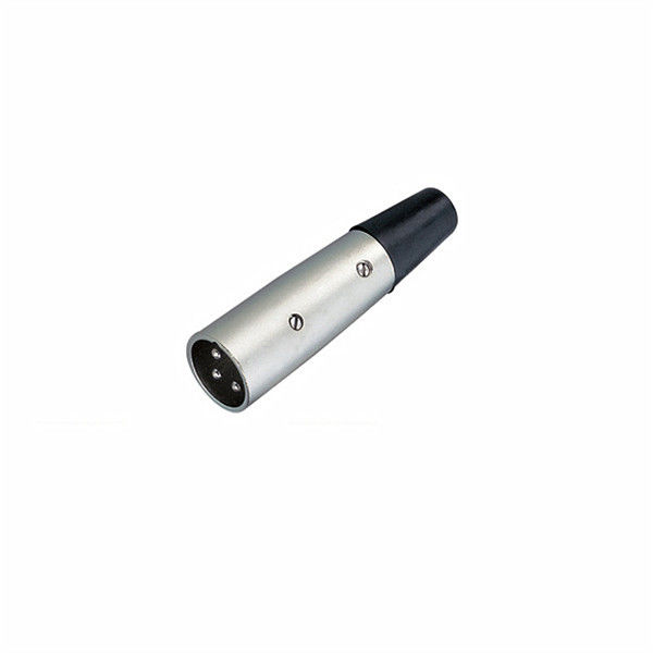 XLR Connector,3 Pins with Nickel Contacts.Rohs. MS-A014N-3P