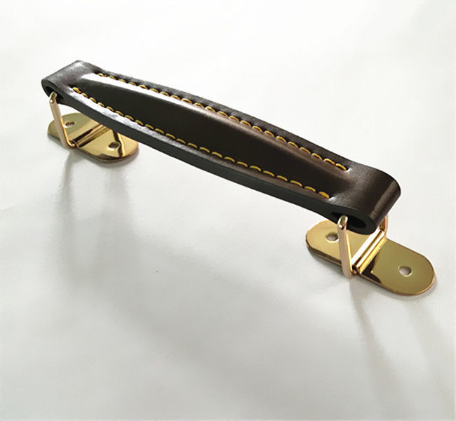 Genuine Marshall Amp AS50D/AS100D Leather handles, Strap handle, Coffee color,Gold-plating.