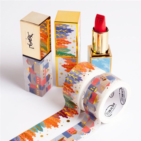 Printed Washi tape,Special tape for professional gift box packaging.Viscosity strength,non-fading,Waterproof.