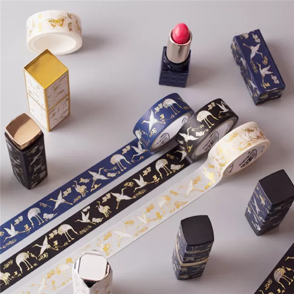 Writing Printed Washi Japanese paper tape,Special tape for professional gift box packaging.Viscosity strength,non-fading